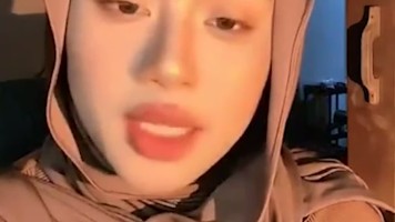 Belahan Dada Nana Ukhty Cantik Kerudung Coklat Instagram